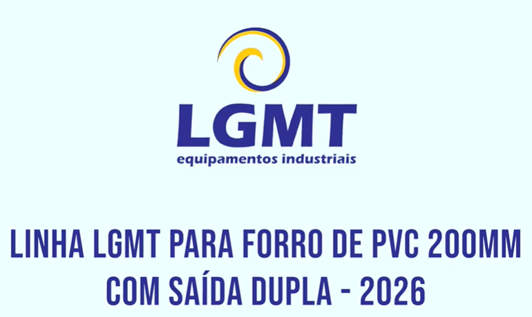 Linha lgmt para forro de pvc 200 mm com saída dupla