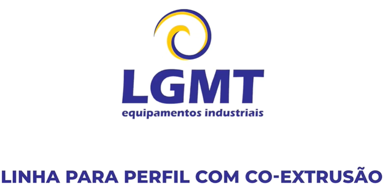 Linha para perfil com co-extrusão