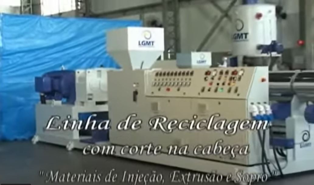 Linha de Reciclagem com Corte na Cabeça - Injeção, Extrusão e Sopro