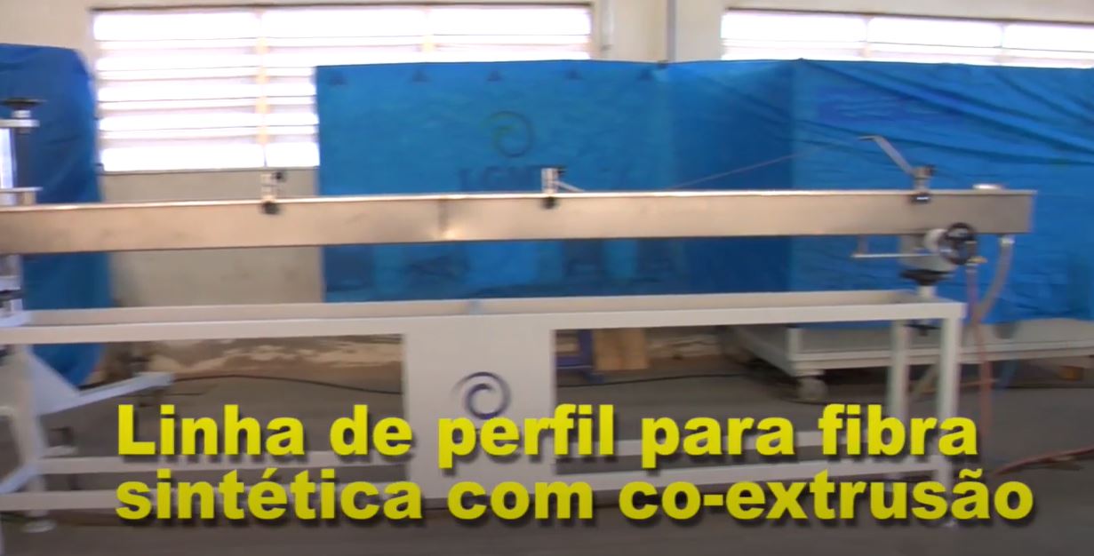 Linha LGMT de Perfil para Fibra Sintética com Co Extrusão