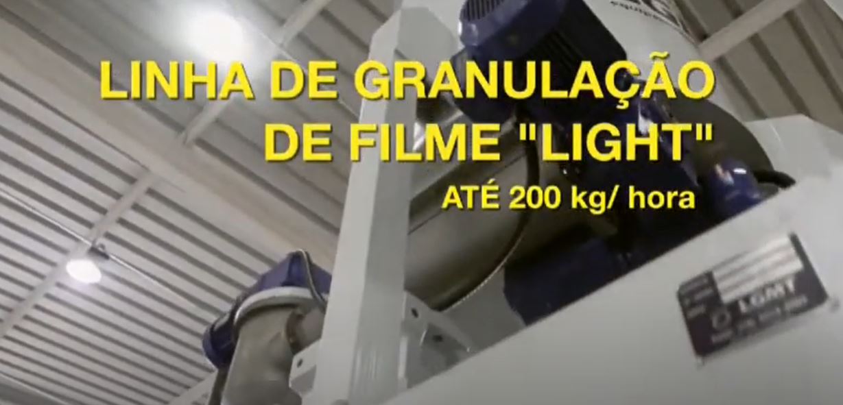 Linha de Reciclagem de Filme Cascata Light